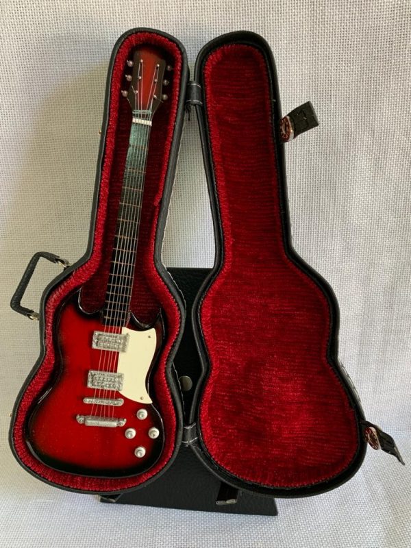 GUITARRA LISA SG Color Rojo-Blanco / Tamaño Standard - Imagen 4