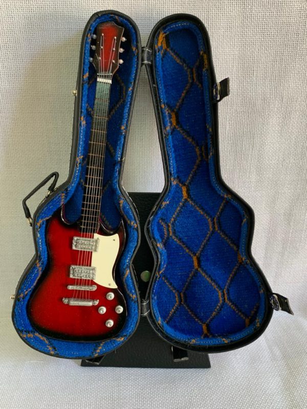GUITARRA LISA SG Color Rojo-Blanco / Tamaño Standard - Imagen 3