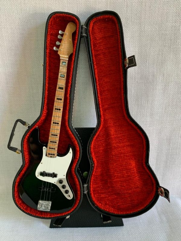BAJO LISO FENDER JAZZ LISO Color Negro/Blanco - Imagen 4
