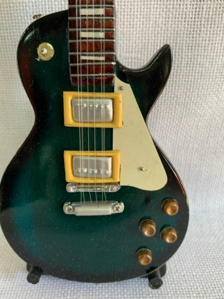 GUITARRA LISA GLP Color Turquesa-Blanco