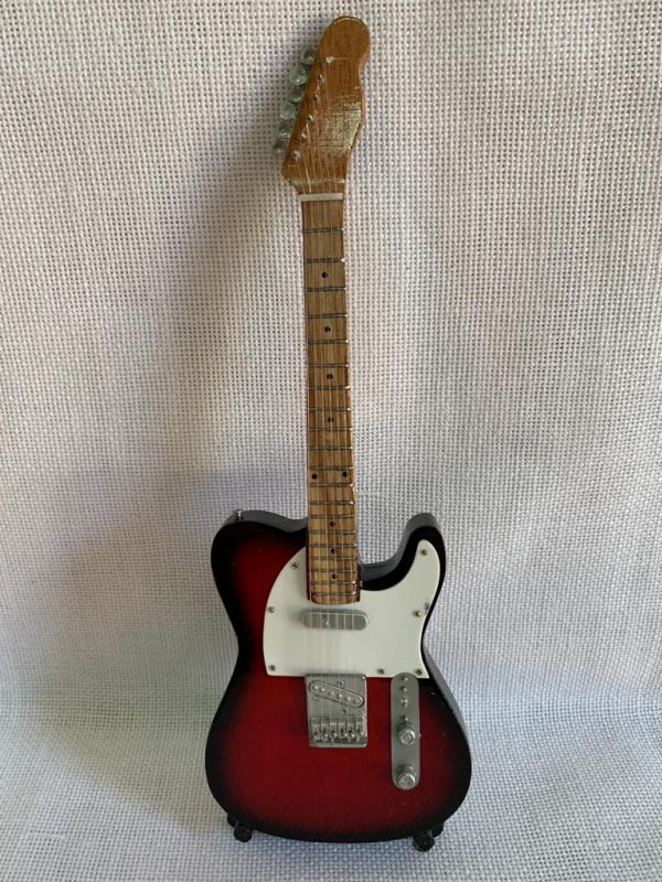 GUITARRA LISA FENDER TELECASTER Color Rojo-Blanco - Imagen 2