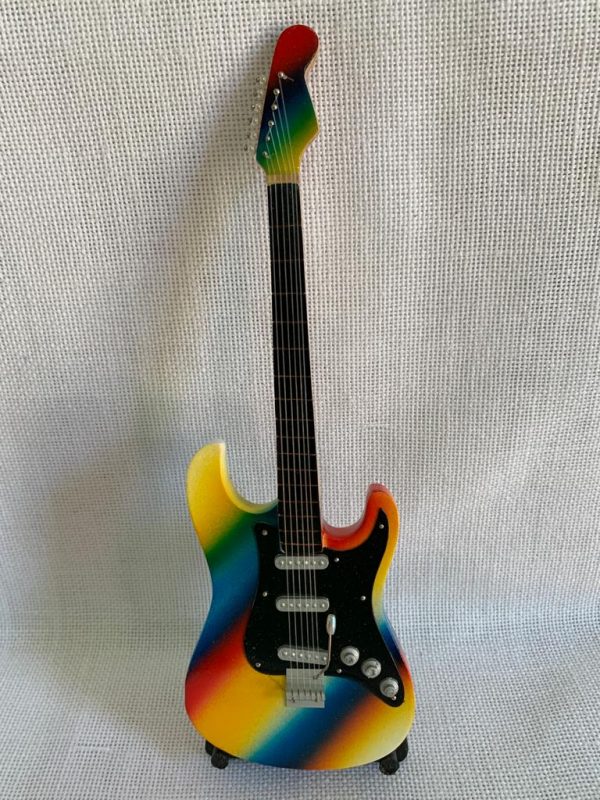 GUITARRA STANDARD LISA Color Arco Iris-Negro - Imagen 2