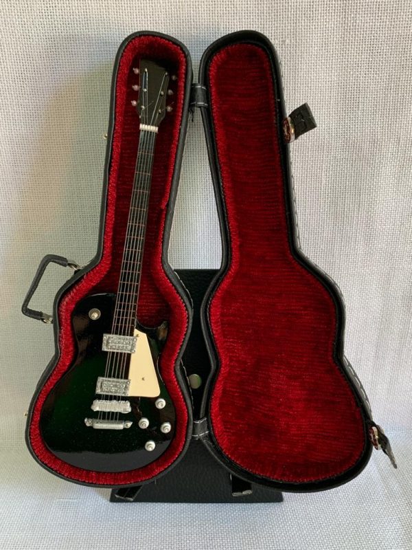 GUITARRA LISA GLP Color Negro-Blanco / Tamaño Standard - Imagen 4